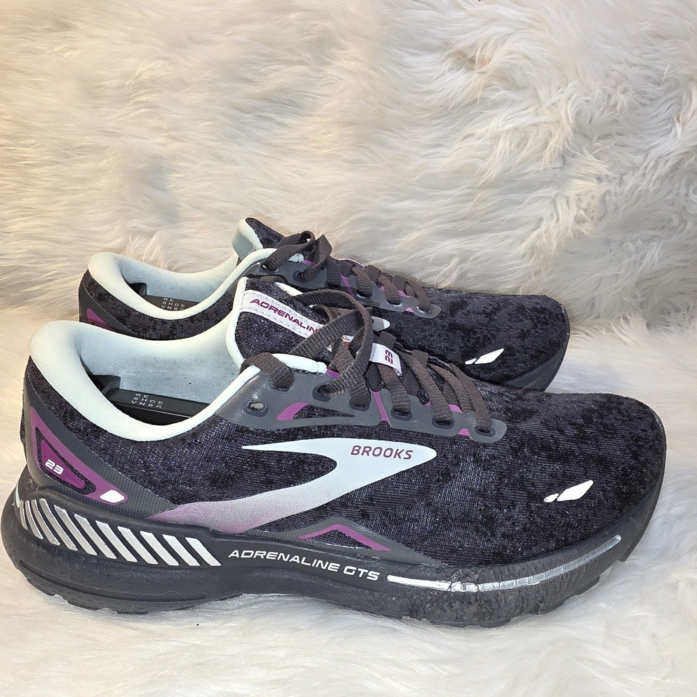 Size 9 - Brooks Adrenaline GTS 23 Black Light Blue W